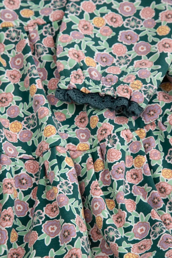 Obleka z bombažem za dojenčke Coccodrillo pisana ZC5129101HGN