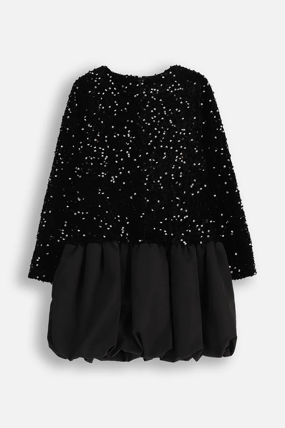 Djevojčice Dječja haljina s dodatkom vune Coccodrillo ZC5129101EPG crna