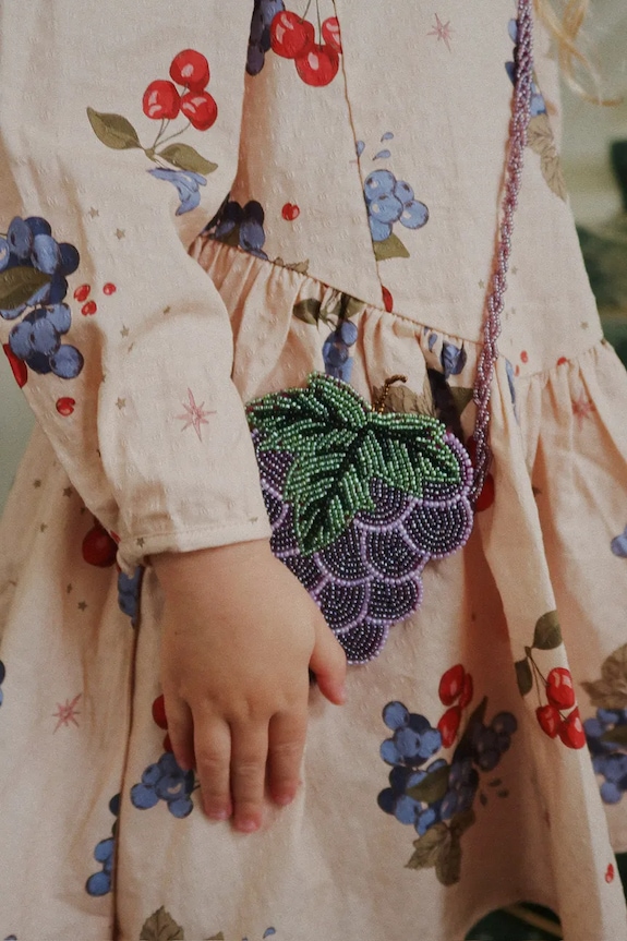 Dievčenské bavlnené šaty Konges Sløjd AVI LS BOW DRESS GOTS KS104203.9BYA