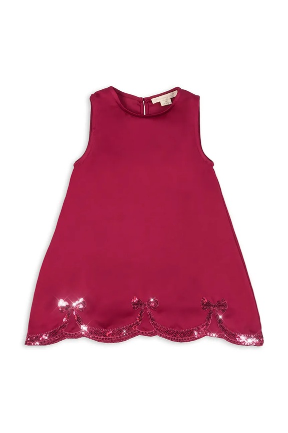 Детское платье Konges Sløjd BOWIE DRESS KS104241.9BYA бордо AW25