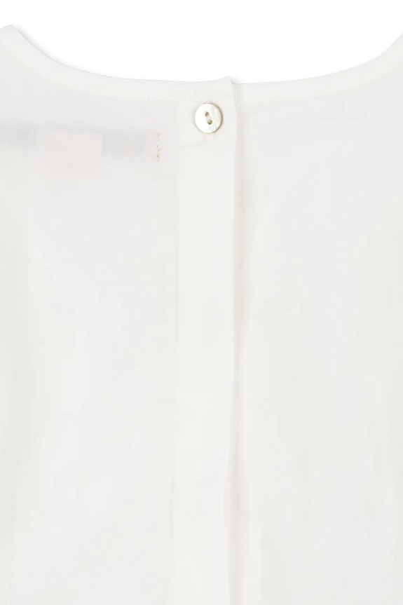 Хлопковое детское платье Konges Sløjd COEUR DRESS GOTS белый KS104268.9BYA