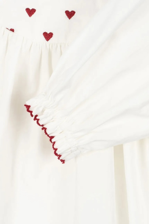 Хлопковое детское платье Konges Sløjd COEUR DRESS GOTS KS104268.9BYA