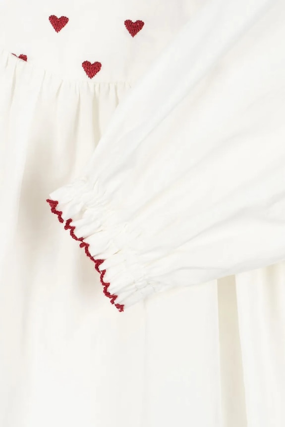 Хлопковое детское платье Konges Sløjd COEUR DRESS GOTS KS104268.9BYA
