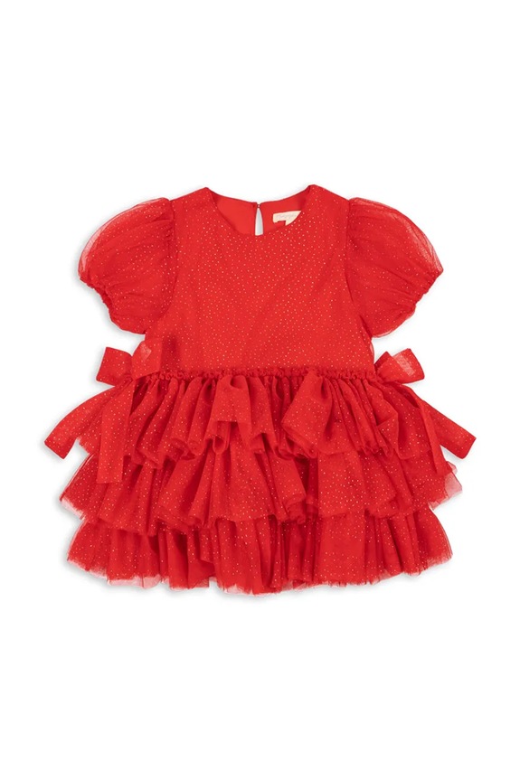 Детское платье Konges Sløjd FAY DRESS GRS KS104296.9BYA красный AW25