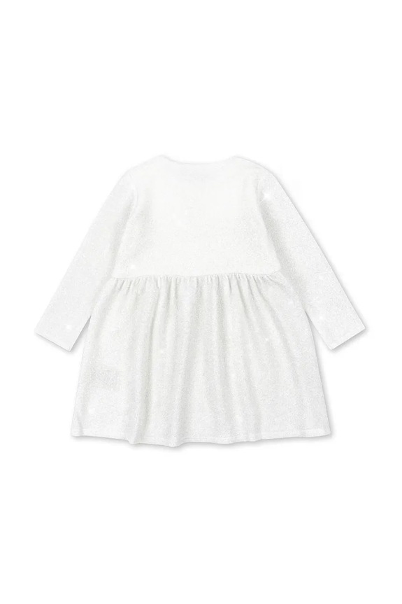 Dievča Dievčenské šaty Konges Sløjd LOLA DRESS GRS KS104339.9BYA biela
