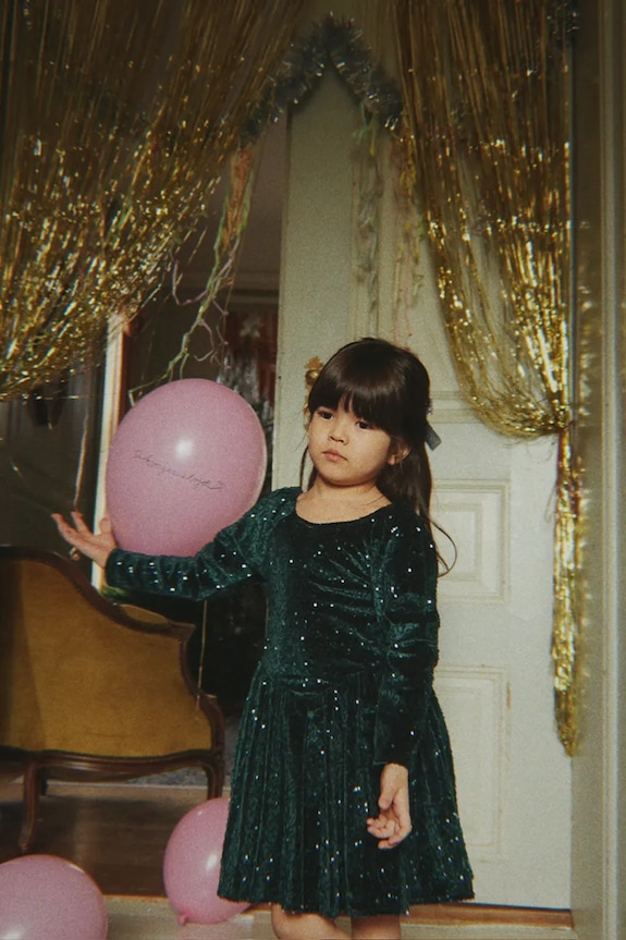 Dievčenské šaty Konges Sløjd VIOLA DRESS KS104464.9BYA