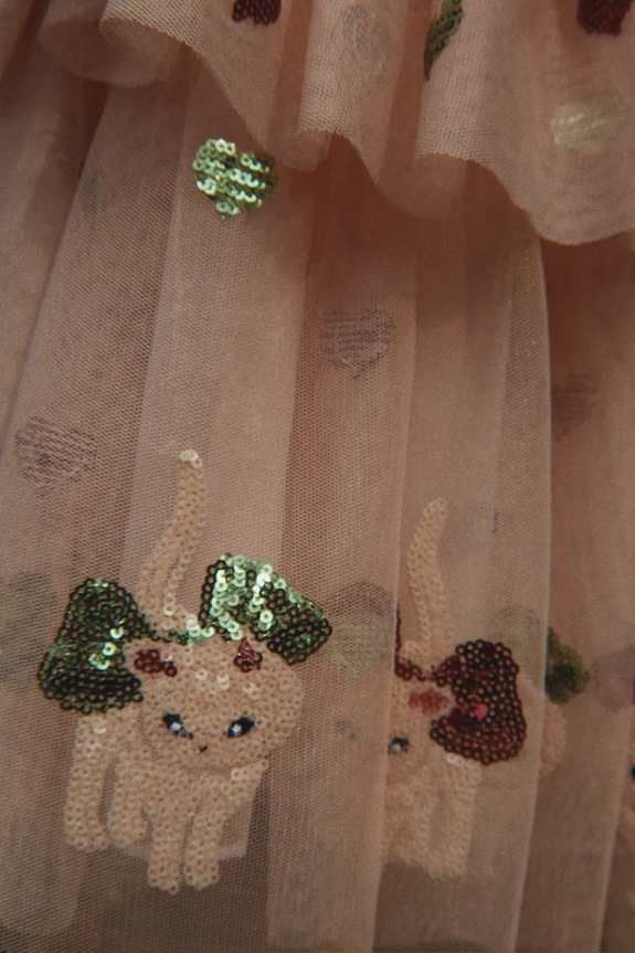 Konges Sløjd rochie fete YVONNE BOW DRESS KS105170.9BYA