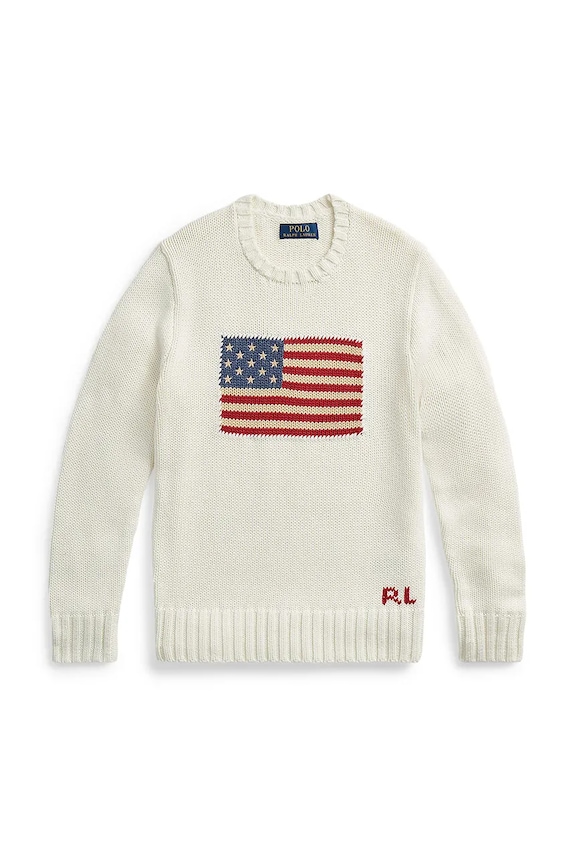 Светр Polo Ralph Lauren 323668285006 білий AW25
