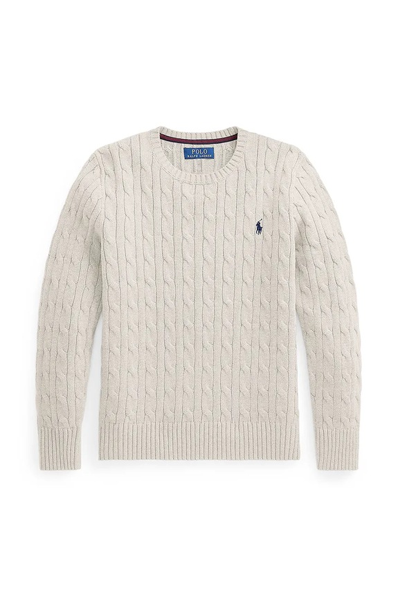 Bavlnený sveter Polo Ralph Lauren 323702674024 biela AW25