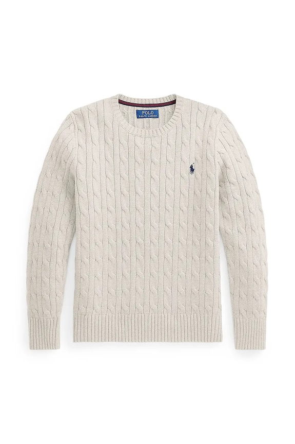 Bavlnený sveter Polo Ralph Lauren 323702674024 biela AW25