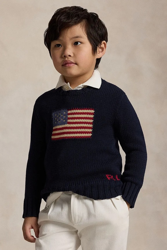 Светр Polo Ralph Lauren середньої щільності темно-синій 322668285001