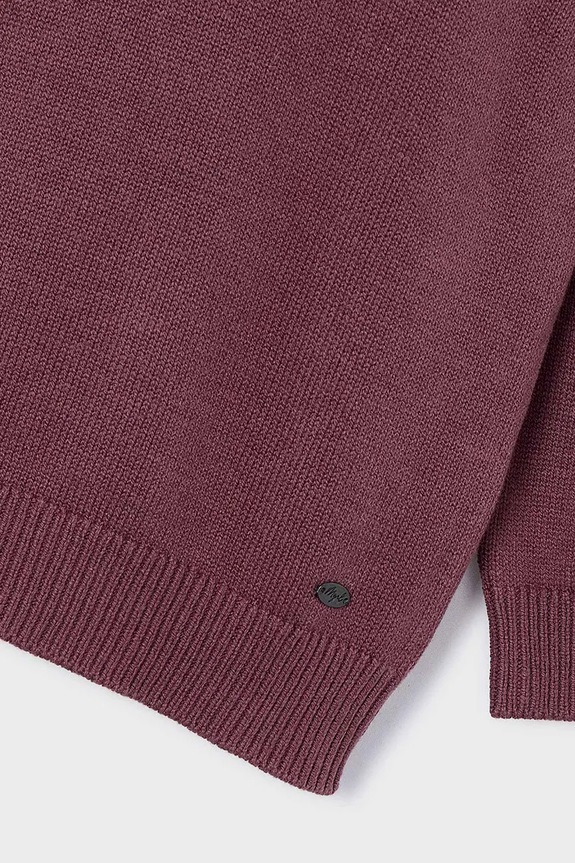 Dječji pamučni pulover Mayoral bordo 311.5E.Mini.9BYA