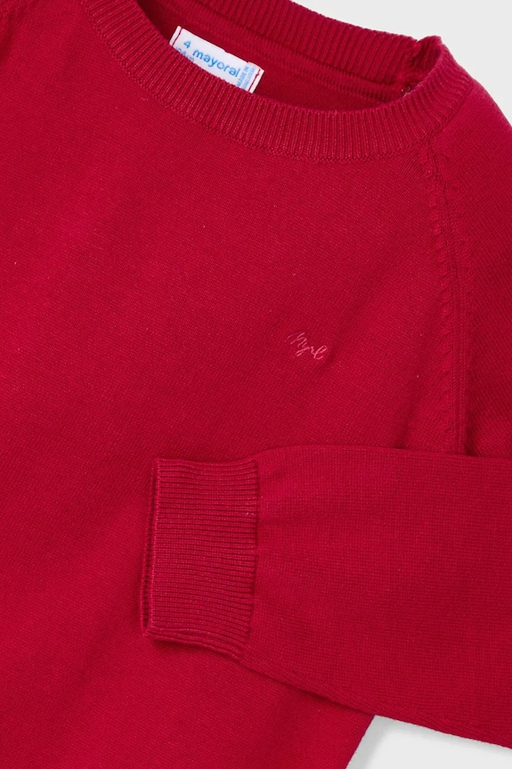 Mayoral maglione per bambini con misto lana rosso 323.5A.Mini.9BYA
