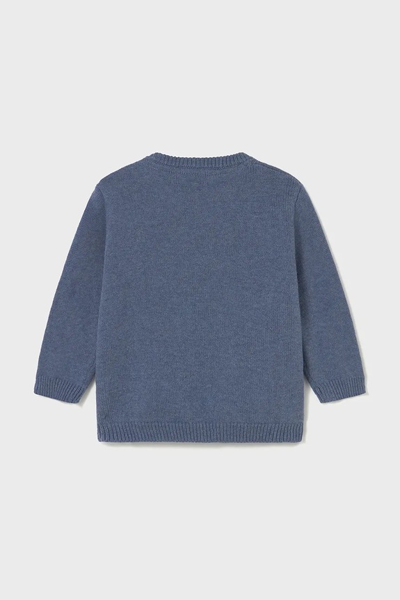 Αγορίστικα Παιδικό πουλόβερ με προσθήκη μαλλιού Mayoral 351.3E.Baby.9BYA μπλε