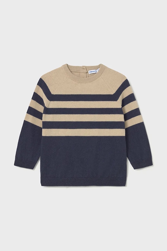 Mayoral sweter z domieszką wełny dziecięcy z domieszką wełny granatowy 2342.3C.Baby.9BYA
