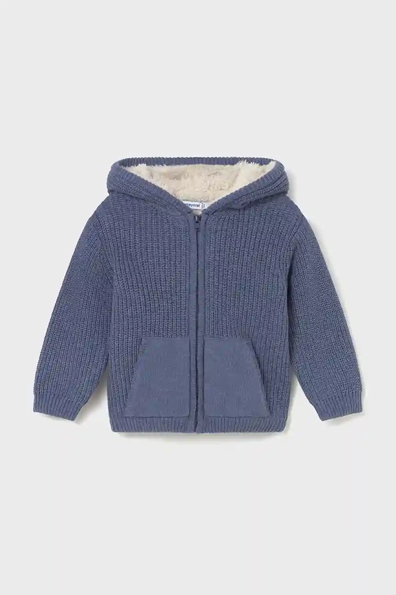 Mayoral sweter niemowlęcy bawełna niebieski 2350.3E.Baby.9BYA