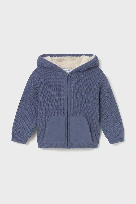 Mayoral sweter niemowlęcy bawełna niebieski 2350.3E.Baby.9BYA