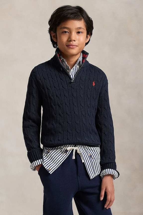 Pamučni pulovwe Polo Ralph Lauren ostalo mornarsko plava 323868894017