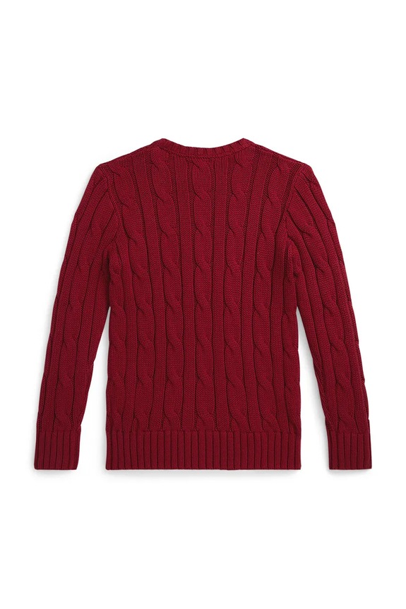 Detský sveter Polo Ralph Lauren 323981036001 burgundské AW25