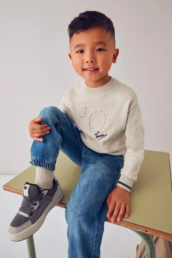 Mayoral sweter z domieszką wełny dziecięcy 4372.5A.Mini.9BYA