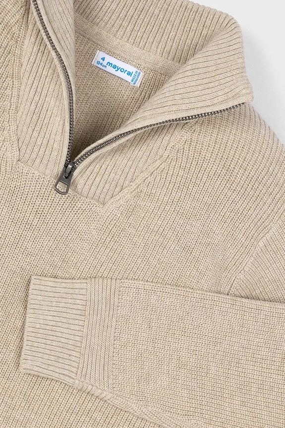 Mayoral sweter dziecięcy beżowy 4375.5D.Mini.9BYA