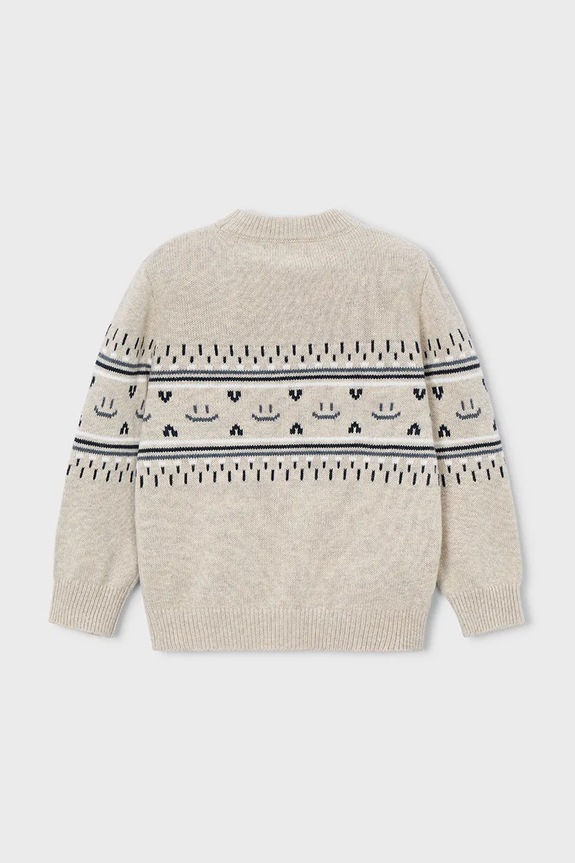 Παιδικό πουλόβερ Mayoral 4377.5F.Mini.9BYA μπεζ AW25