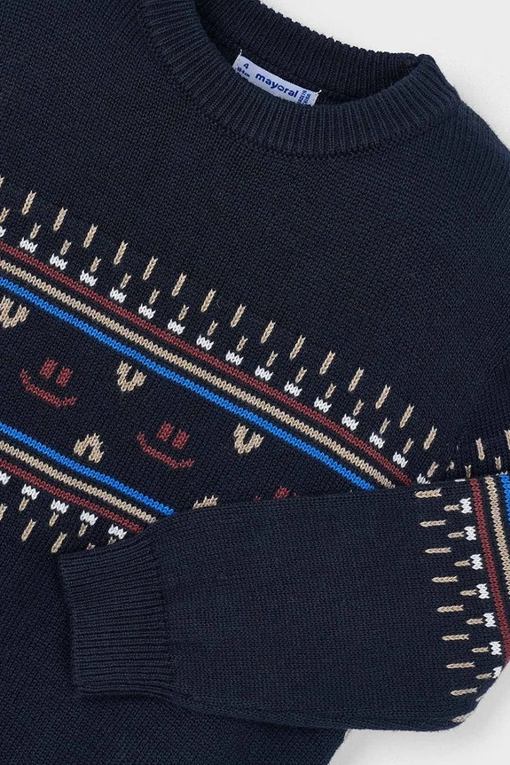 Mayoral sweter dziecięcy granatowy 4377.5F.Mini.9BYA