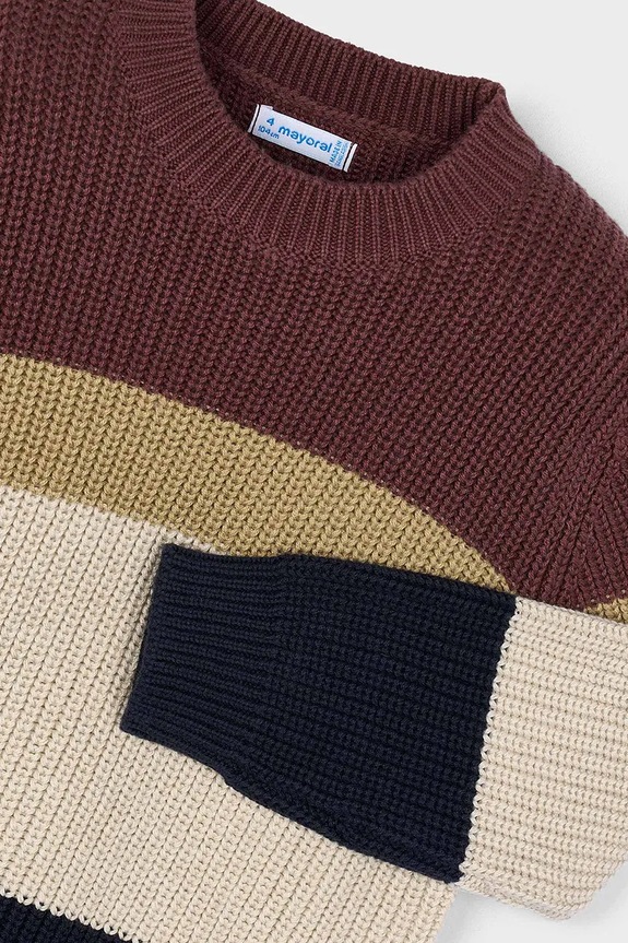 Mayoral sweter dziecięcy bordowy 4379.5G.Mini.9BYA