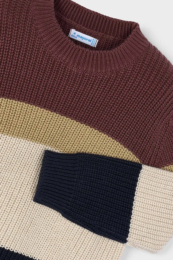 Mayoral sweter dziecięcy bordowy 4379.5G.Mini.9BYA