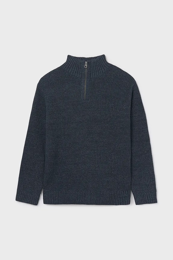 Παιδικό βαμβακερό πουλόβερ Mayoral 7304.7E.Junior.9BYA μπλε AW25