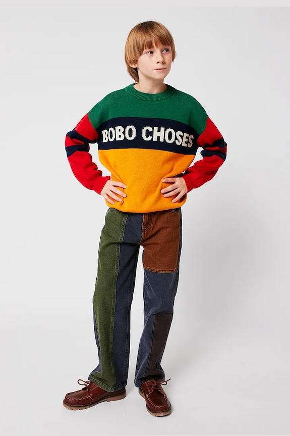 Detský bavlnený sveter Bobo Choses 225AC109