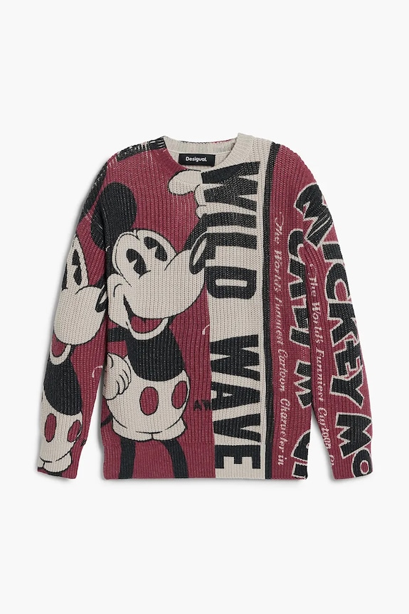 Desigual bluza dziecięca 25WBJF01 bordowy AW25
