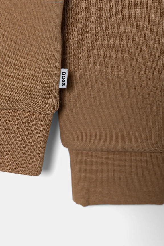 Αγορίστικα Παιδική μπλούζα BOSS J52348.114.150 καφέ