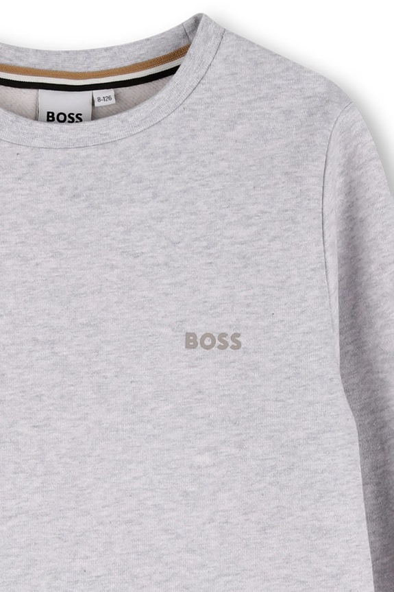 Chłopiec BOSS bluza dziecięca J52348.114.150 szary