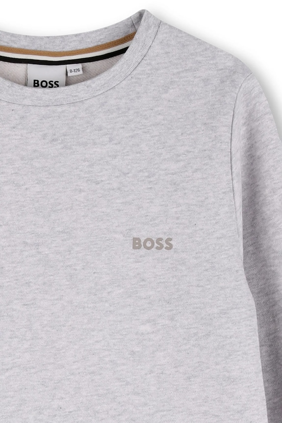 Chłopiec BOSS bluza dziecięca J52348.114.150 szary