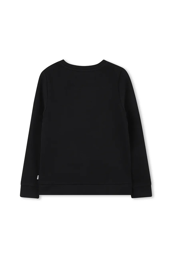 BOSS bluza dziecięca J52348.114.150 czarny AW25