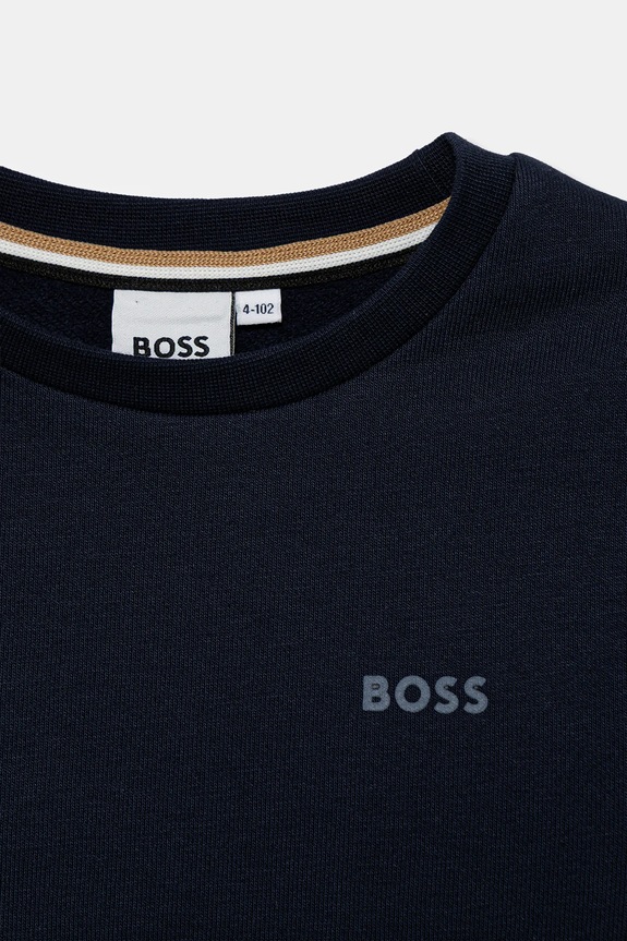 Chłopiec BOSS bluza dziecięca J52348.102.108 granatowy