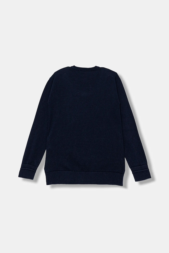 Detský bavlnený sveter United Colors of Benetton 120YC108S.G.seasonal tmavomodrá AW25