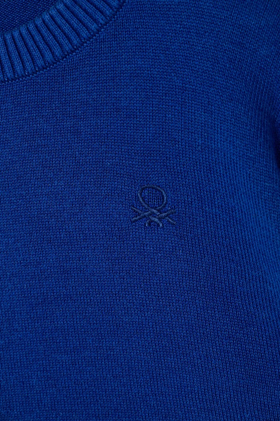 Chlapec Detský bavlnený sveter United Colors of Benetton 120YG100X.P.seasonal modrá