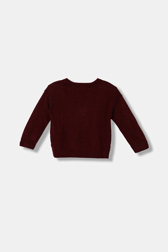 Dječji pulover s dodatkom vune United Colors of Benetton 1041H1025.P.Season.9BYA bordo AW25
