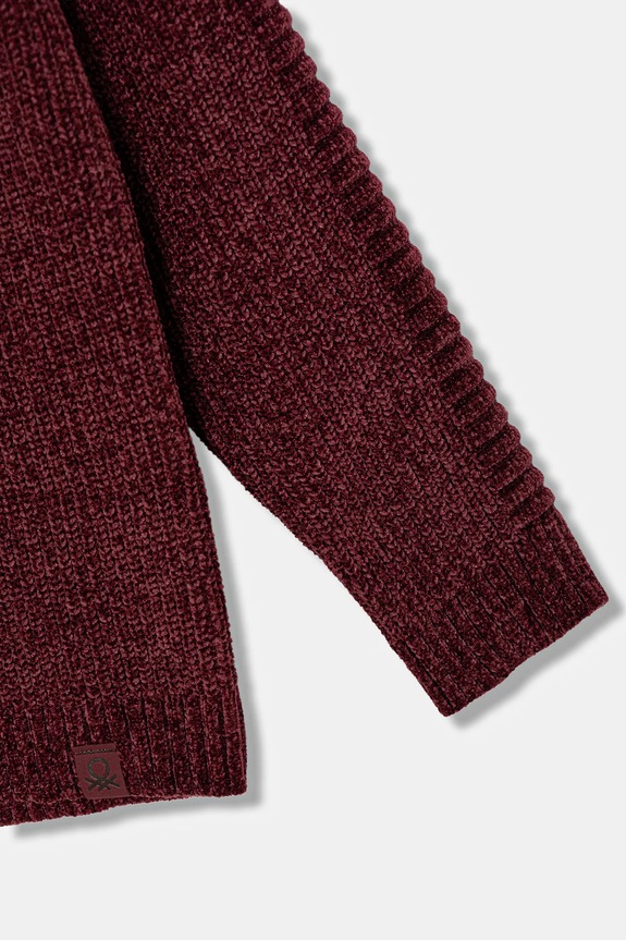 Αγορίστικα Παιδικό πουλόβερ United Colors of Benetton 16CLC108T.G.seasonal μπορντό