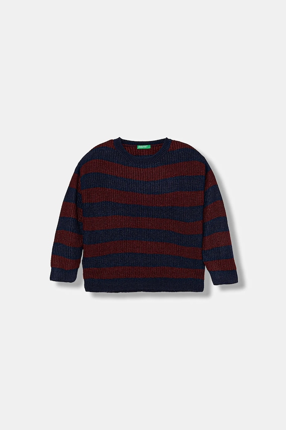 Detský sveter United Colors of Benetton stredne hrubá tmavomodrá 1Z8SQ108Z.G.seasonal