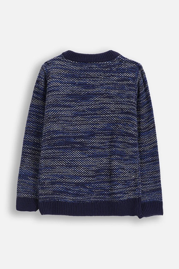 Detský sveter Coccodrillo ZC5172101CBK modrá AW25