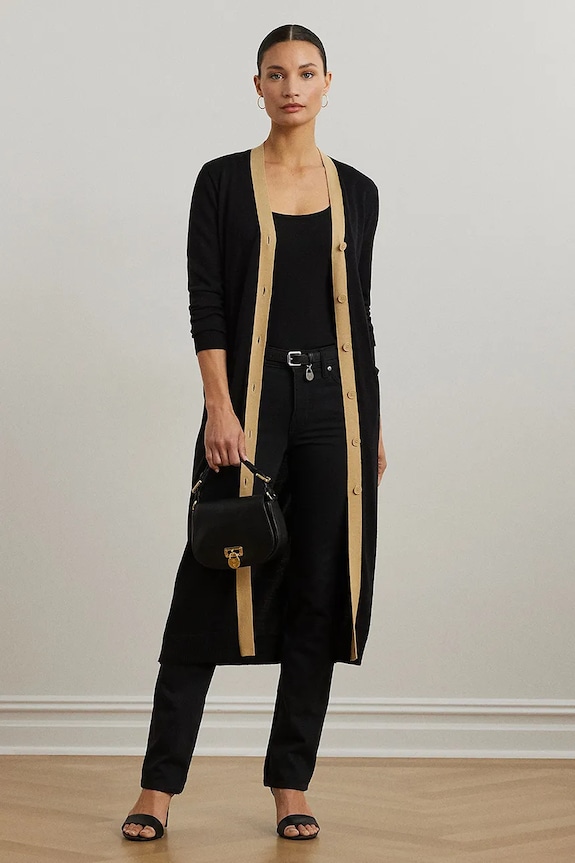 Pulover Lauren Ralph Lauren Planet friendly crna 200971355