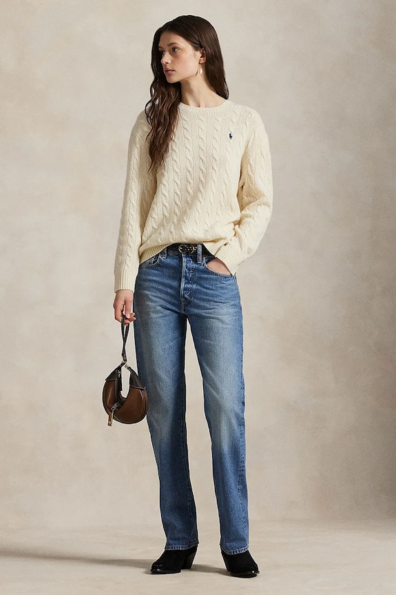 Ruházat Polo Ralph Lauren pulóver 211971865 fehér