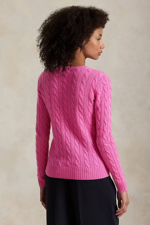 Πουλόβερ Polo Ralph Lauren 211971865 ροζ AW25