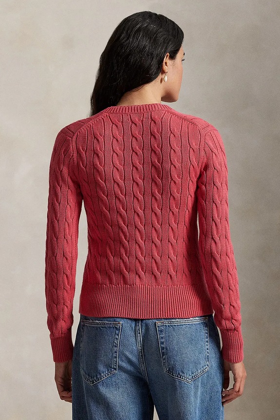 Polo Ralph Lauren kardigán dámsky bavlnený 211971868 červená AA00