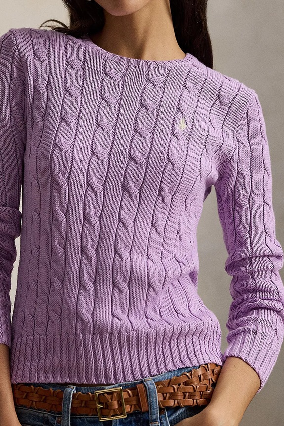 Polo Ralph Lauren cotton jumper violet 211971869