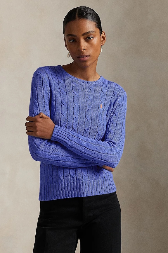 Светр Polo Ralph Lauren середньої щільності блакитний 211971869