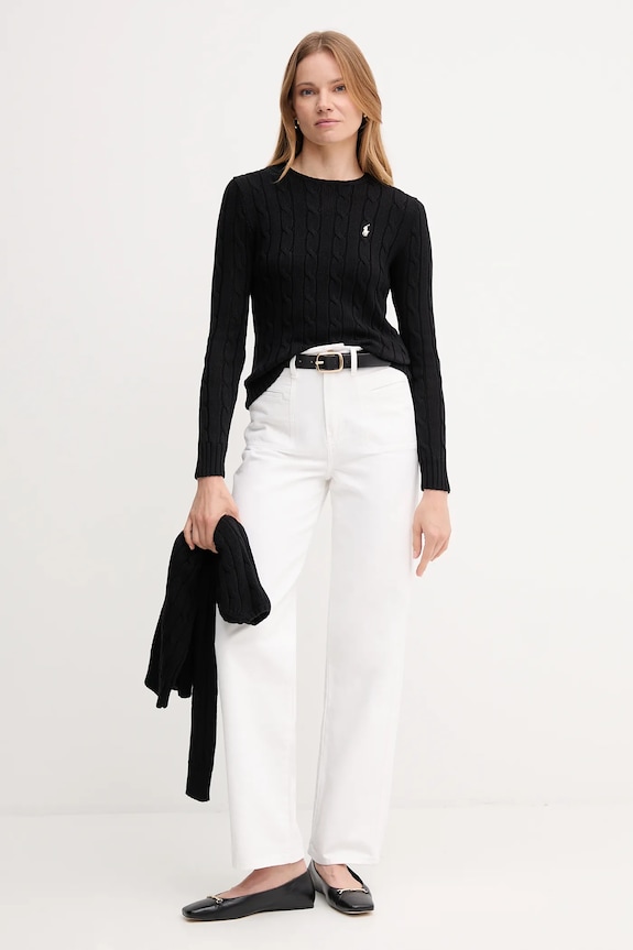 Sveter Polo Ralph Lauren 211971869 čierna AA00